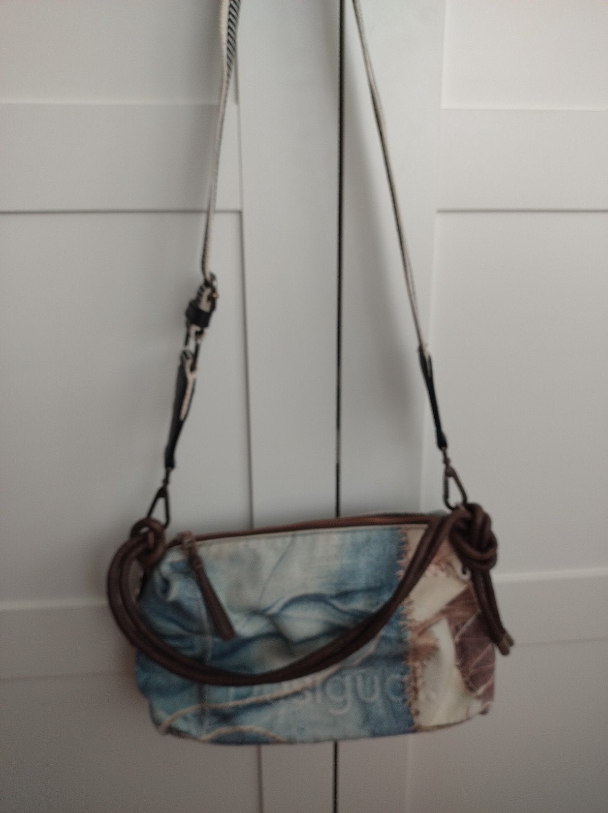 Desigual Denim Schoudertas, Ophalen of Verzenden, Gebruikt, Blauw, Overige merken