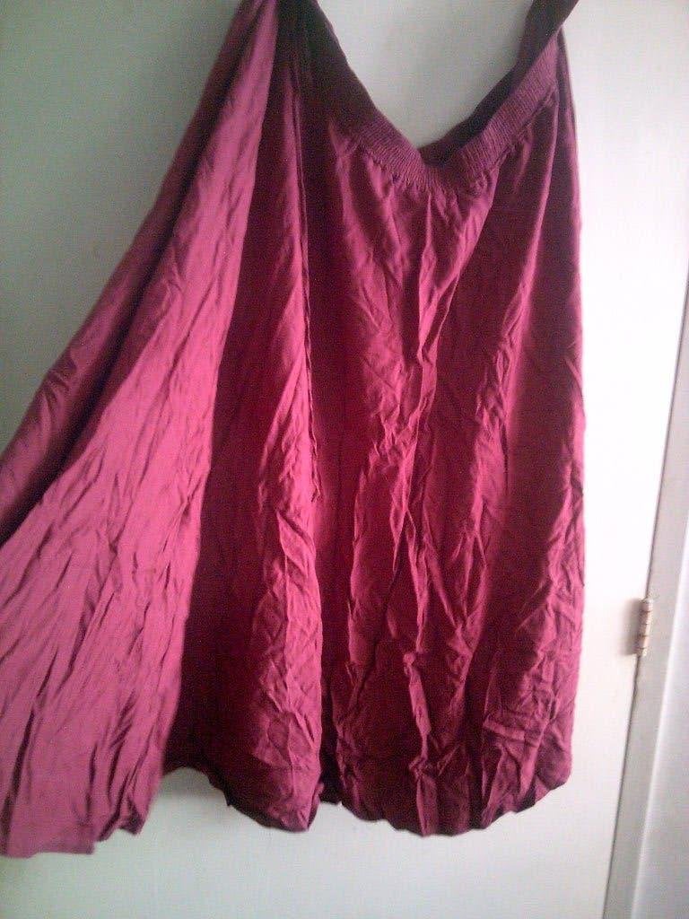 Donkerrode rok (xl/xxl), Zwart, Maat 46/48 (XL) of groter, Ophalen of Verzenden, Zo goed als nieuw