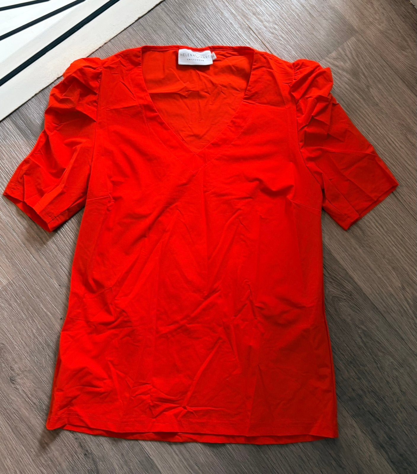 Knal oranje Travel shirt Helena Hart, Ophalen of Verzenden, Zo goed als nieuw, Oranje