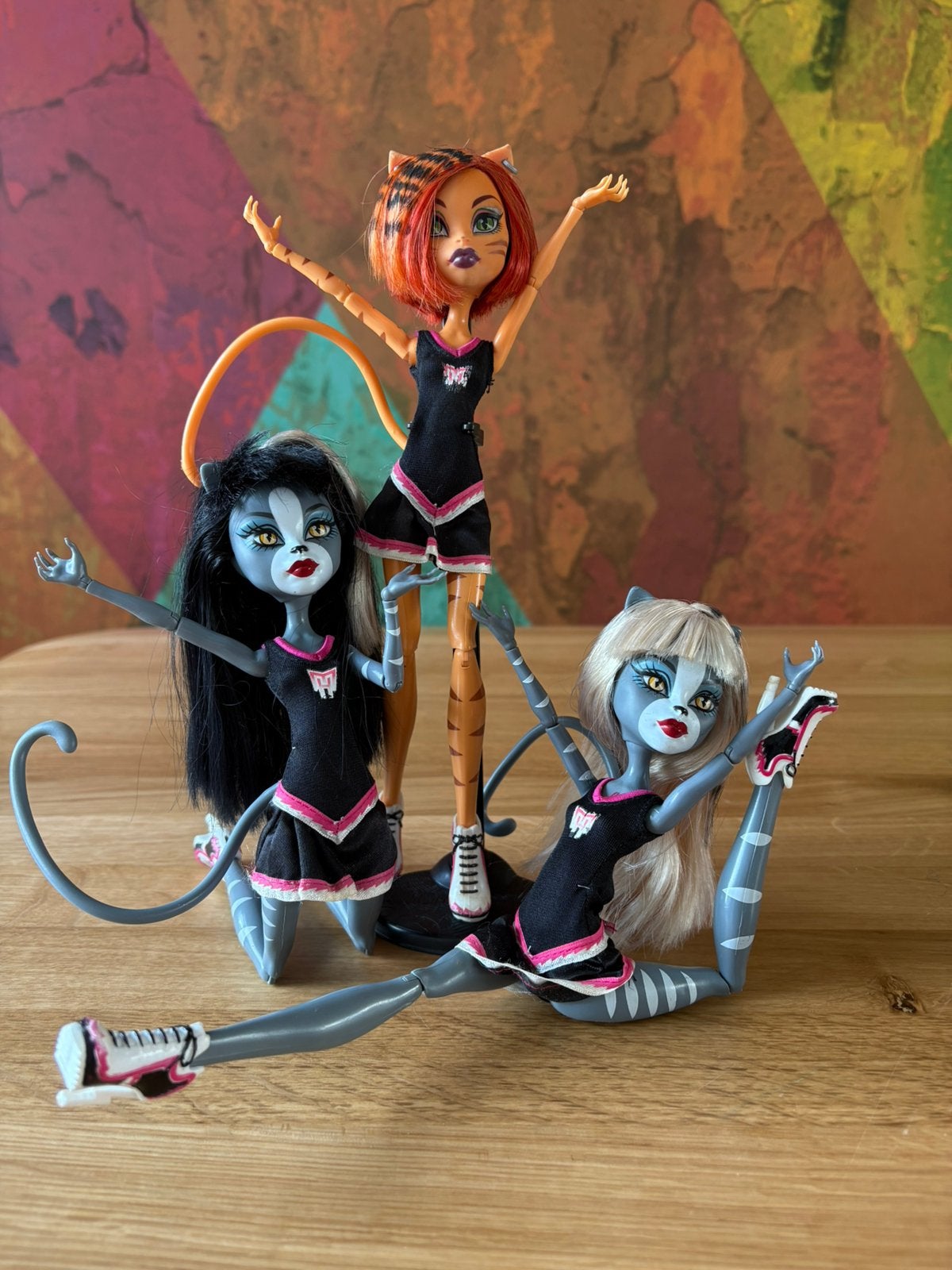 Monster high Fearleading squad, Ophalen of Verzenden, Zo goed als nieuw, Pop