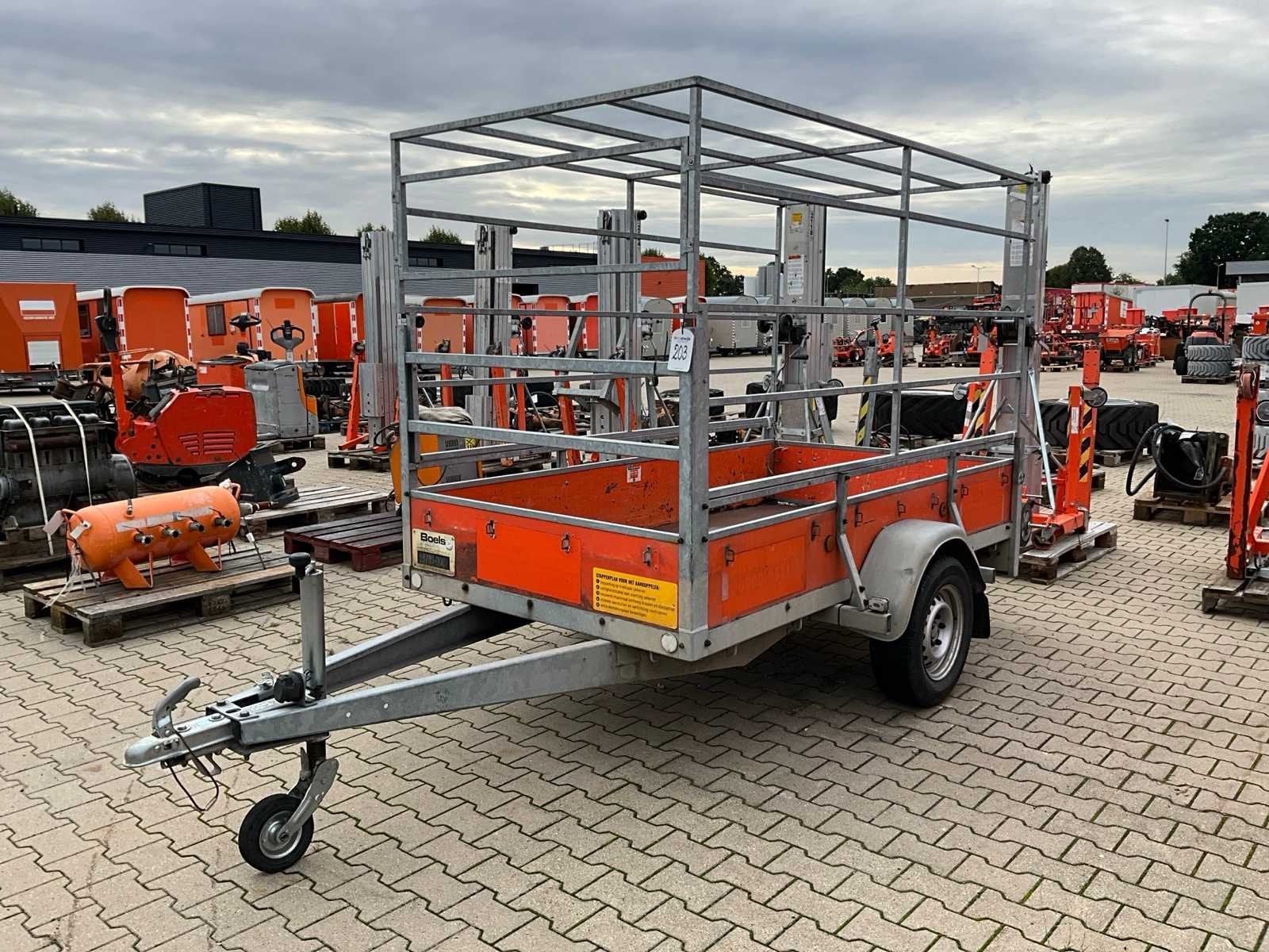 2009 Atec EO1300 B Huif aanhangwagen, Gebruikt