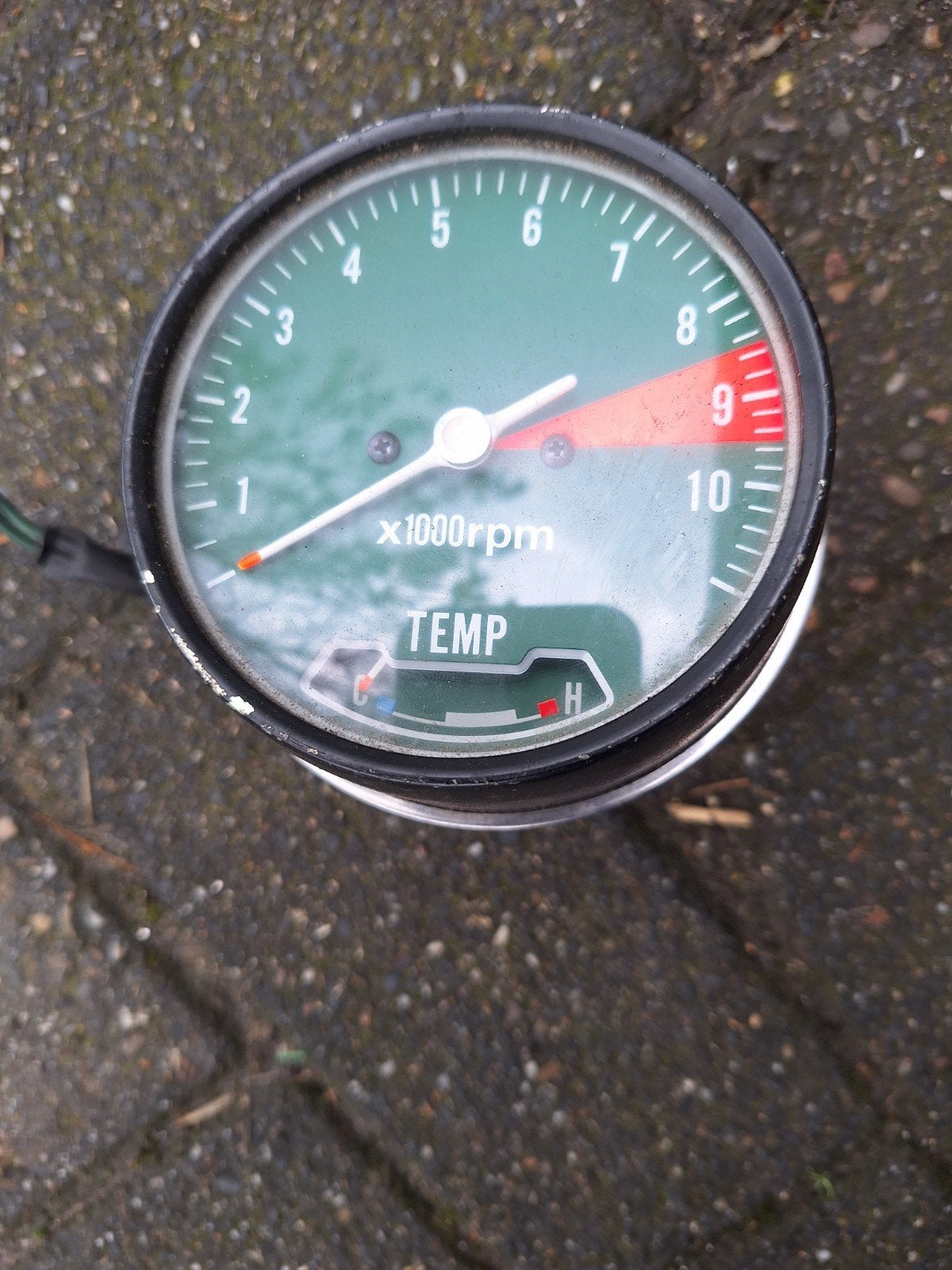 Toerenteller met temperatuurmeter, Ophalen of Verzenden, Gebruikt