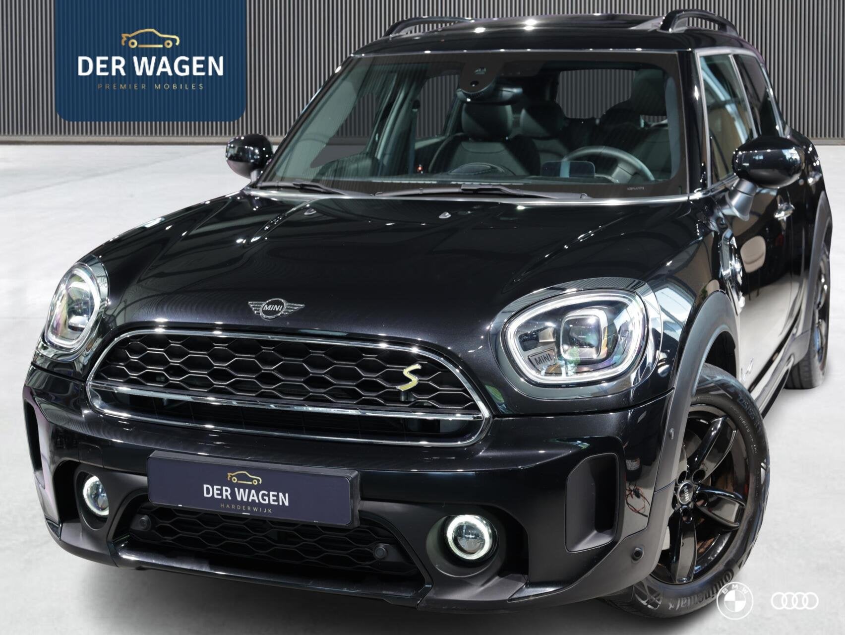 Mini Countryman COOPER SE ALL4 / H&K / PANO / HUD / LEDER /, Automaat, Countryman, Met garantie (alle), Zwart
