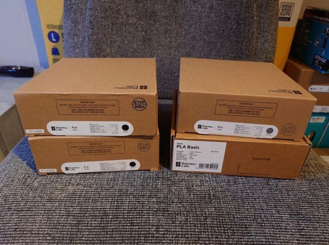 Bambu Labs 3D printer filament (met spoel | refill), Ophalen, Nieuw, Filamentrollen