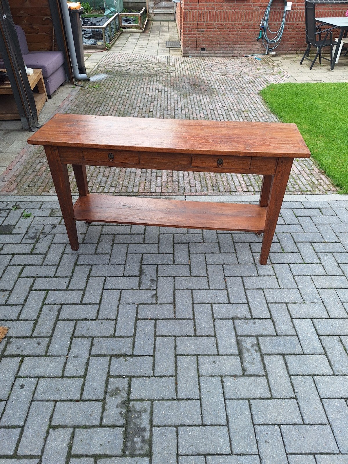 mooie massieve eiken tafel, Ophalen