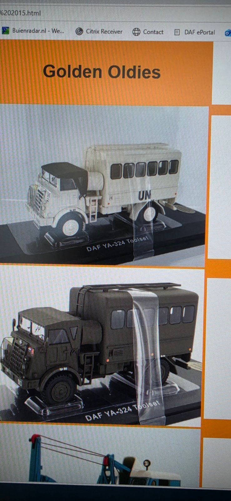 gezocht golden oldies daf ya 324 toolset, Ophalen of Verzenden, Bus of Vrachtwagen, Lion Toys