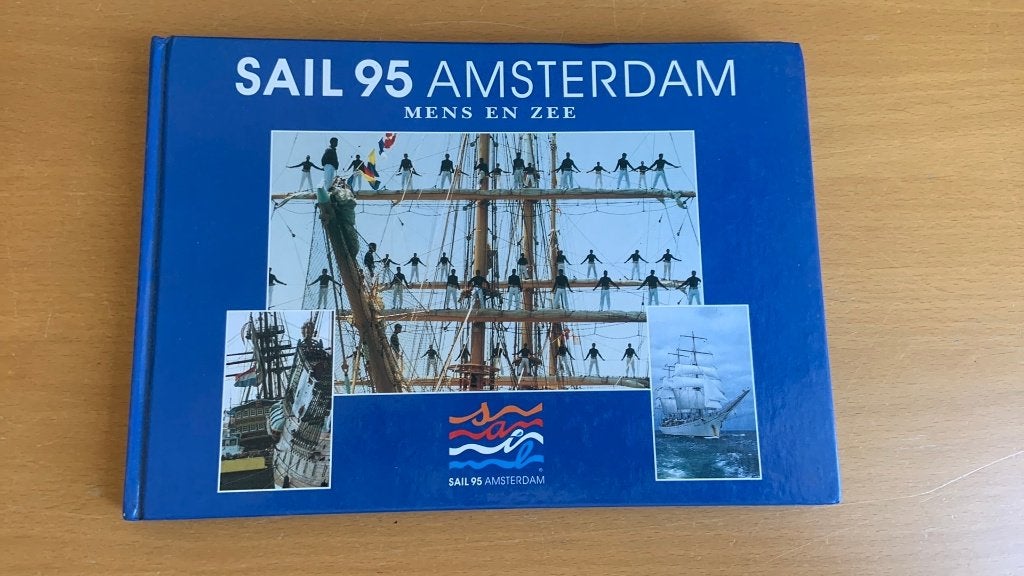 Ron de Vos & Wim de Bruijn - Sail 95 Amsterdam - Mens en zee, Ophalen of Verzenden