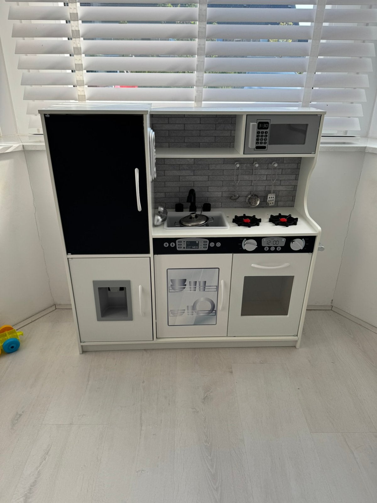 Speelkeuken met krijtbord, Ophalen, Nieuw, Hout, Speelkeuken