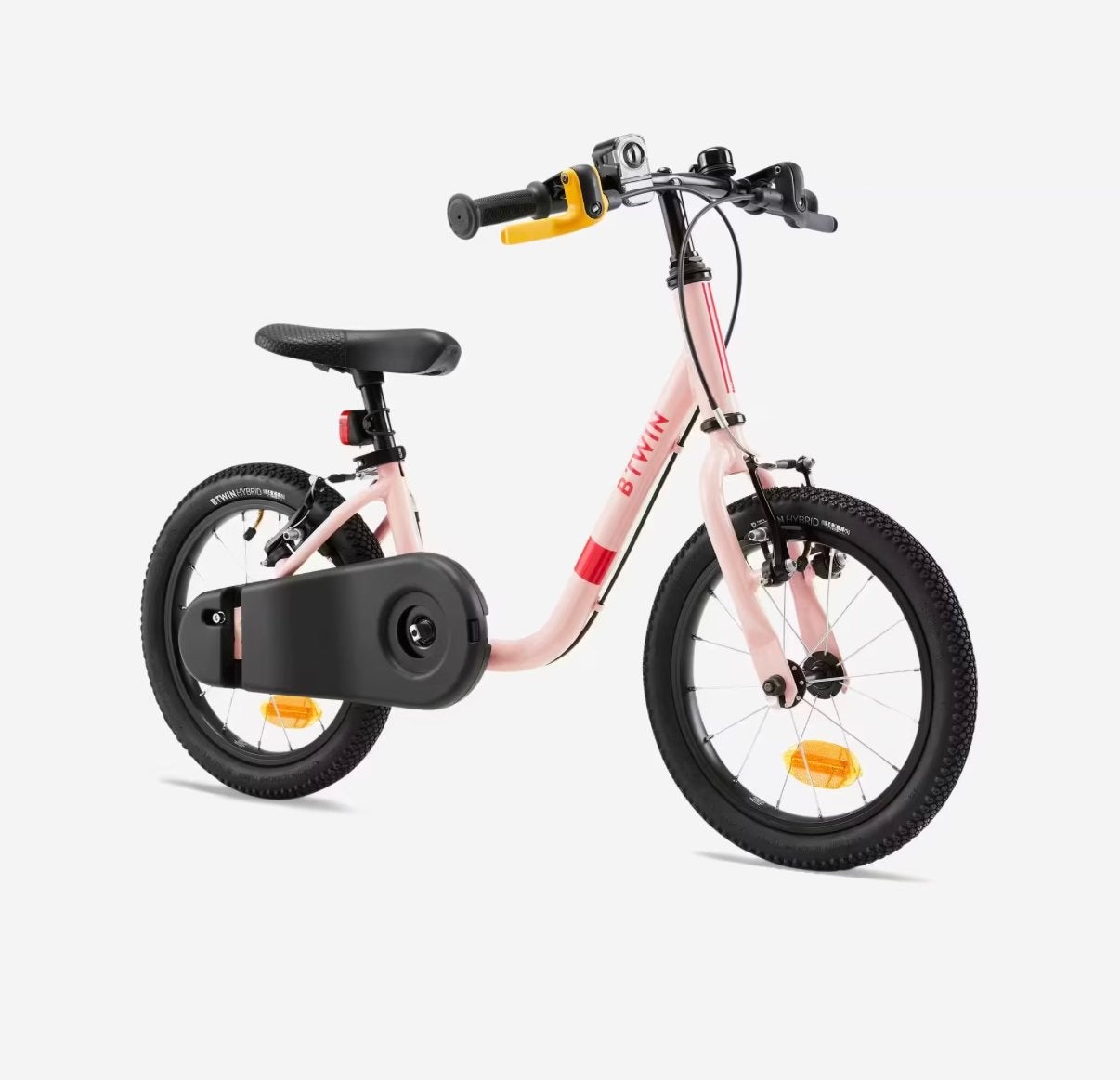 Foto 4 van B'Twin Loopfiets/Kinderfiets 2-in-1 Roze (14 inch)