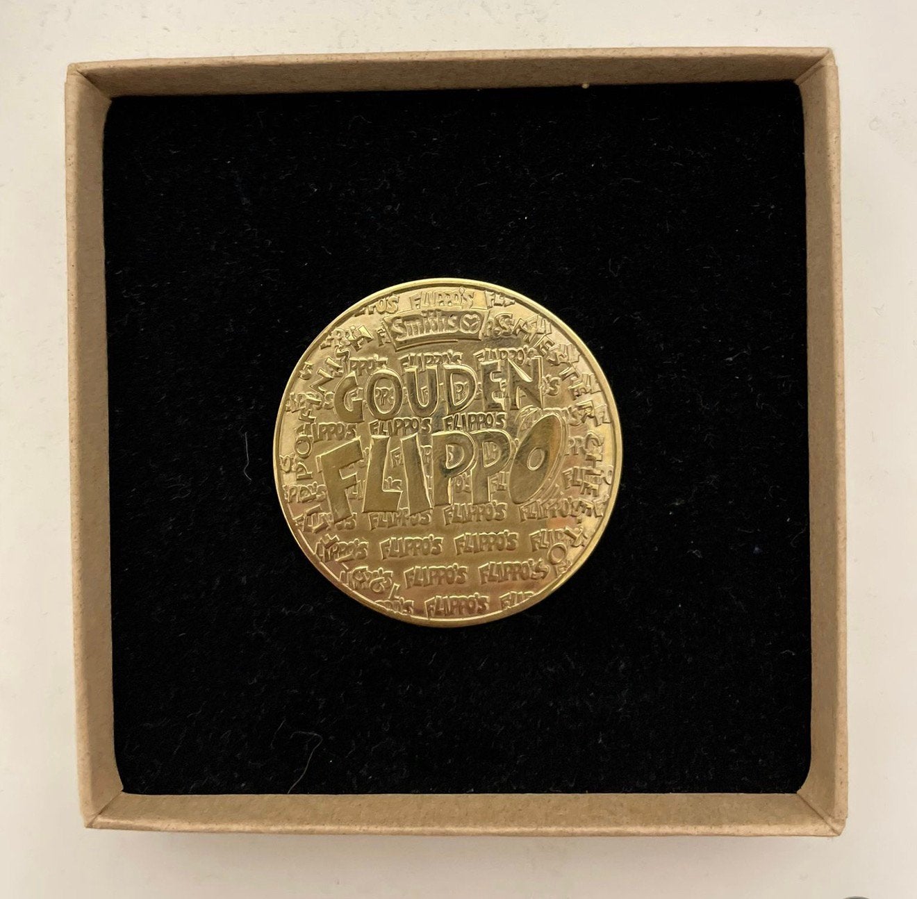 Gouden flippo.Zeer zeldzaam verzamelstuk voor de liefhebbers, Ophalen of Verzenden, Gouden Flippo's, Losse flippo's