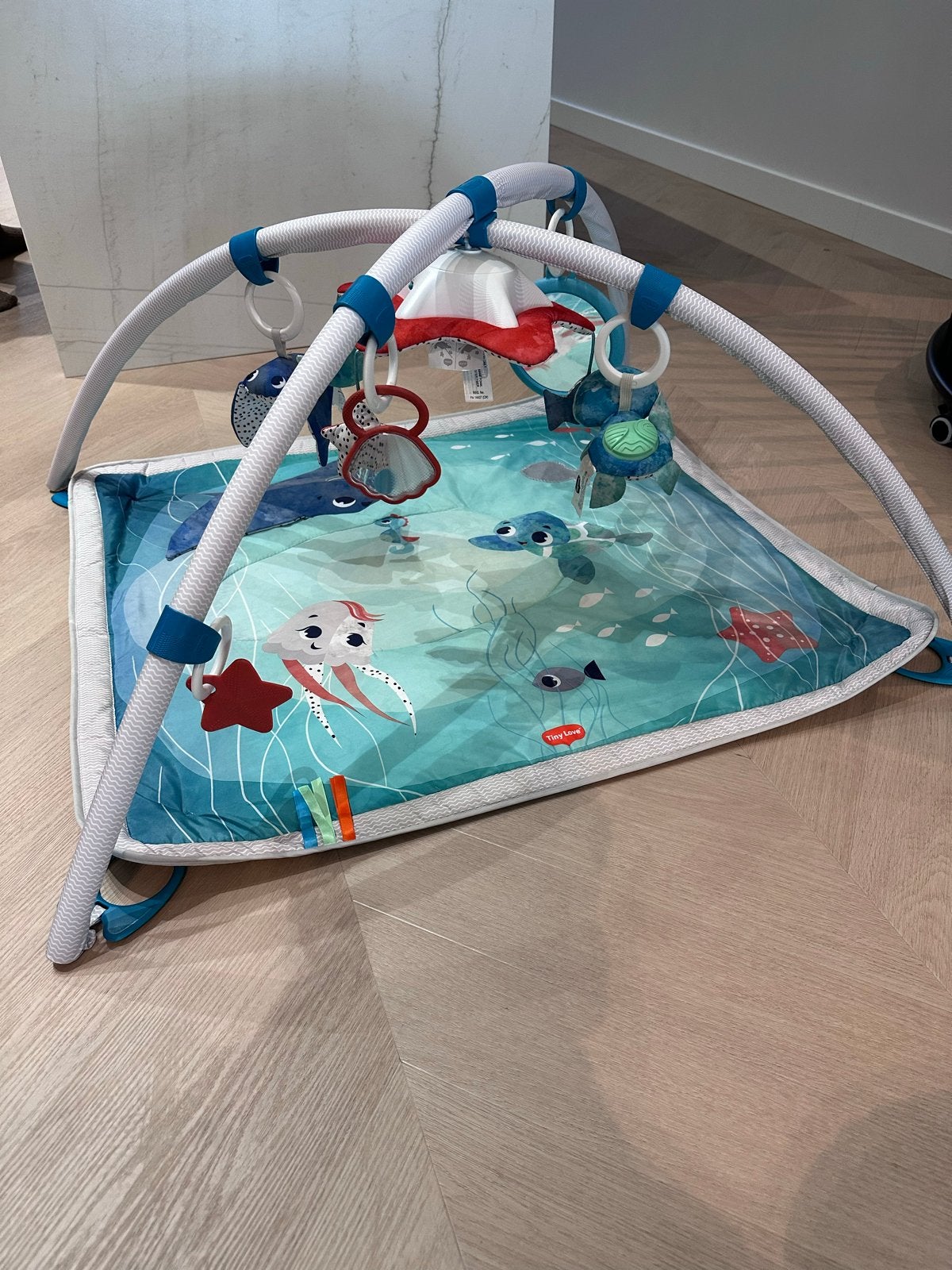 Tiny Love 2-in-1 Musical Mobile Gymini Speelkleed, Ophalen, Zo goed als nieuw, Speelkleed, Met geluid