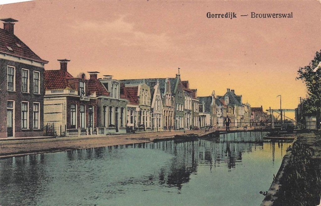 703-026-043 Gorredijk Brouwerswal, Ophalen of Verzenden, Voor 1920, Friesland
