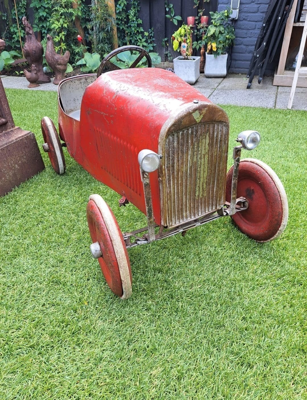 Zeldzame Triang Bentley Racer Trapauto (1937-1938), Ophalen, Gebruikt