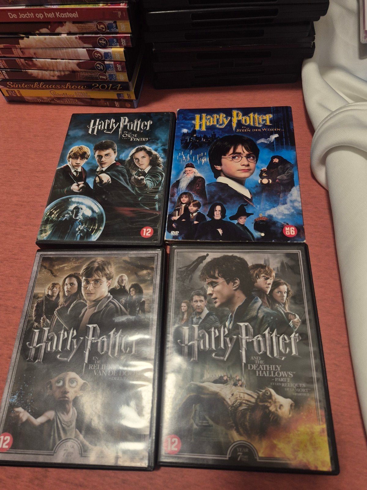 Harry Potter DVD Collectie - 4 Films, Cd's en Dvd's, Nederlands, Ophalen of Verzenden, Vanaf 12 jaar, Inclusief doosje