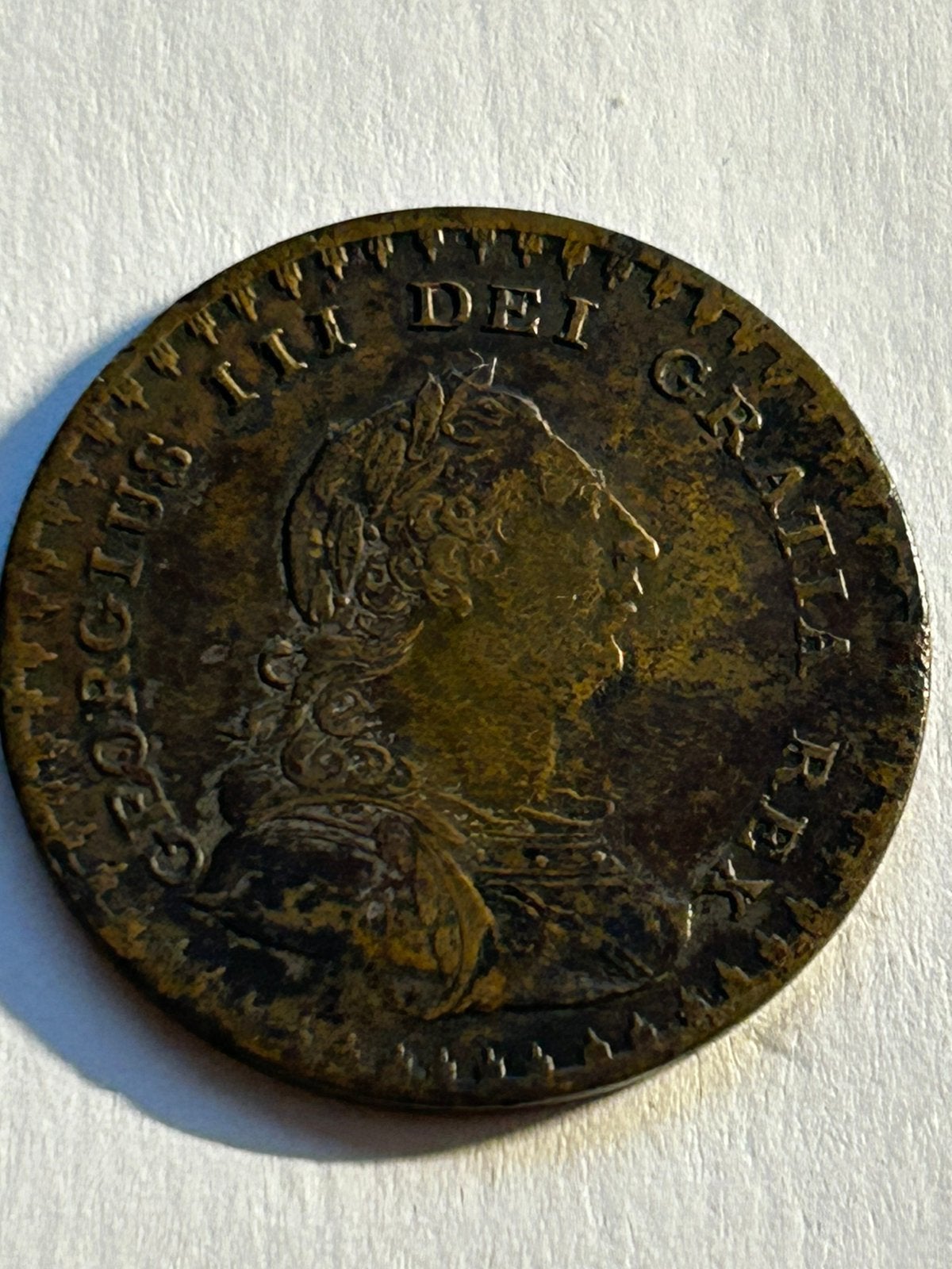 Eigentijdse valsmunterij! George III Bank Token 1811 (1s 6d), Ophalen of Verzenden, Overige landen, Losse munt, Zilver