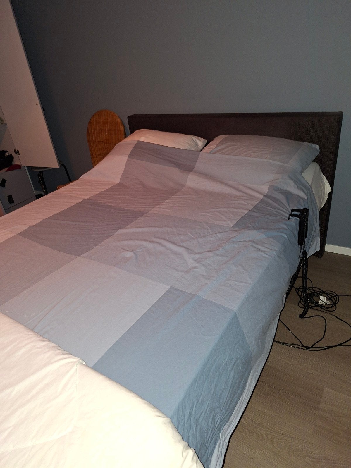 Elektrisch verstelbaar bed - los verstelbaar boven en onder, Ophalen, Overige kleuren, Tweepersoons, 140 cm