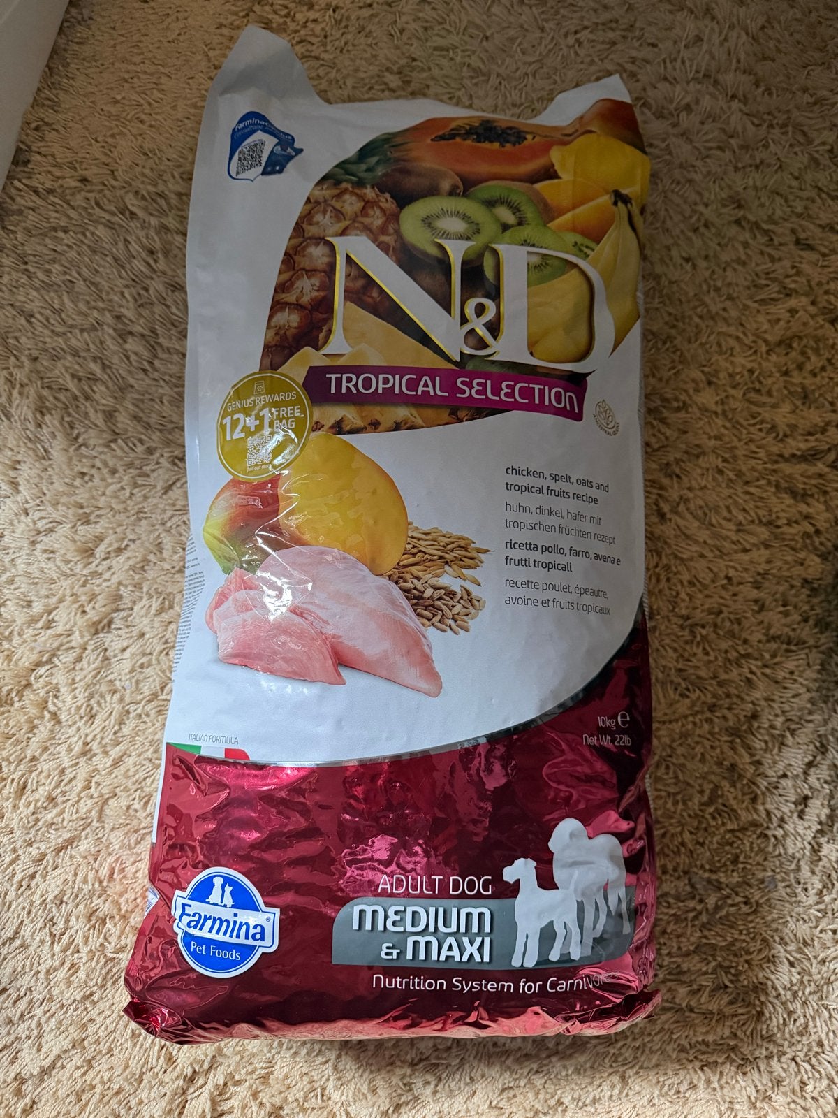 Farmina Tropical Selection Kip, 10KG - Hond, Ophalen