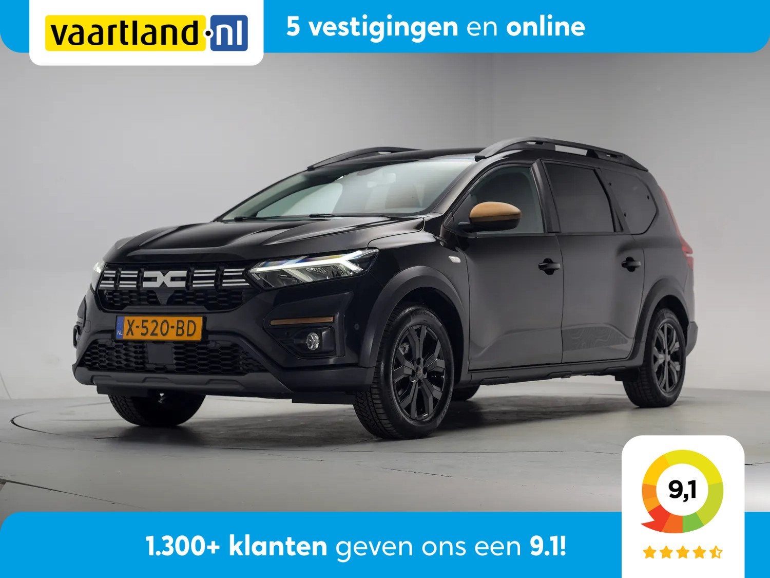 Dacia Jogger 1.6 Hybrid 140 Extreme 7p Aut.[Clima /ECC Apple, Auto's, Dacia, 94 pk, Gebruikt, 750 kg, 4 cilinders