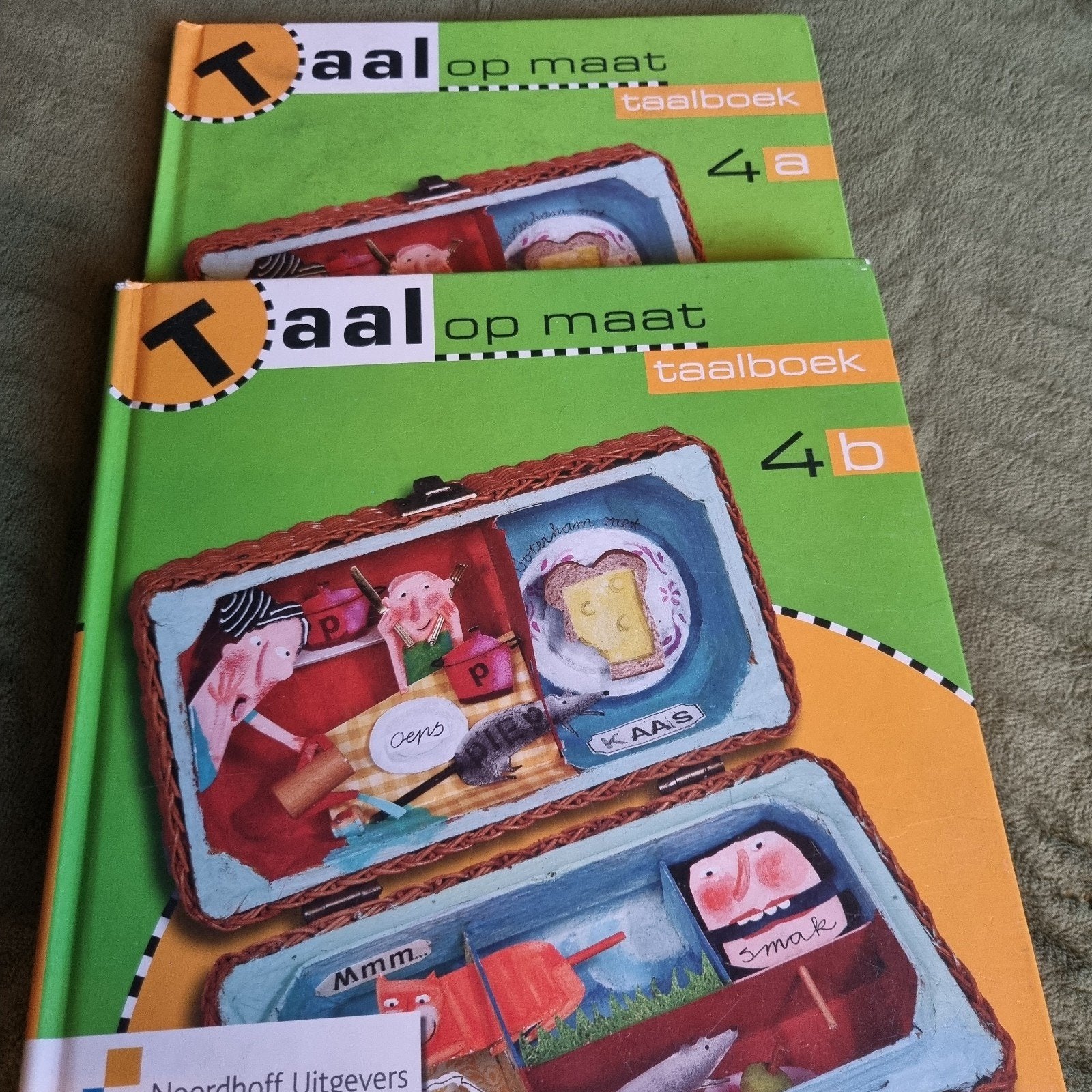 Groep 4 Taal op Maat taalboeken 4a  4b - Noordhoff Uitgevers, Ophalen of Verzenden, Gelezen, Noordhoff Uitgevers