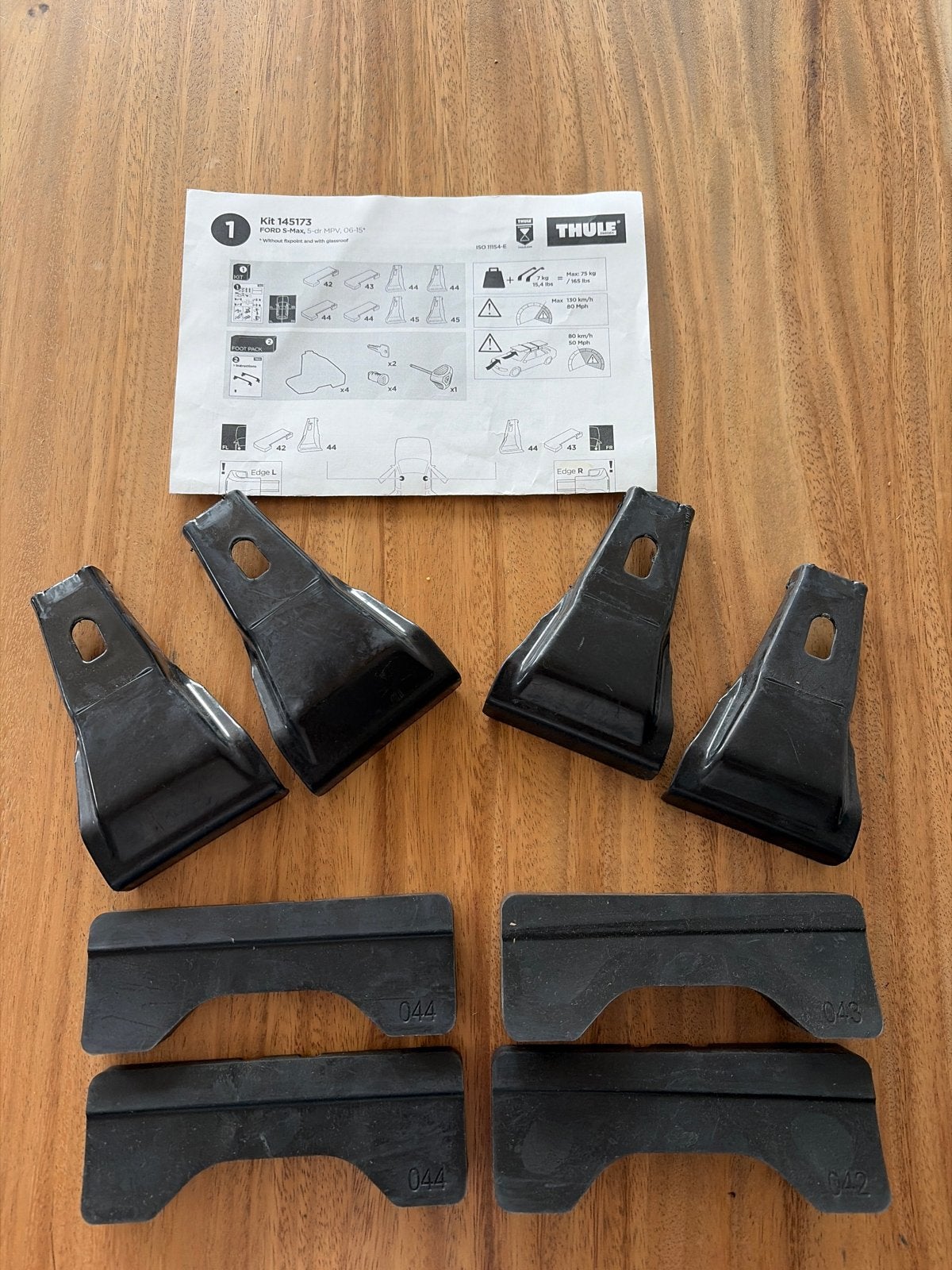 Thule Kit 145173 voor Ford S-Max (2015-heden), Ophalen of Verzenden, Gebruikt