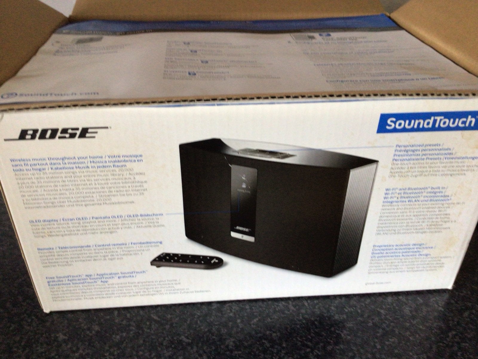 Bose SoundTouch 20, Ophalen of Verzenden, Minder dan 60 watt, Front, Rear of Stereo speakers, Bose