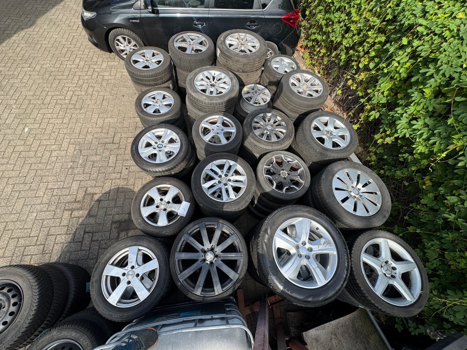 20” sets Partij Aluminium Velgen Met Banden, Ophalen, Zomerbanden, Banden en Velgen