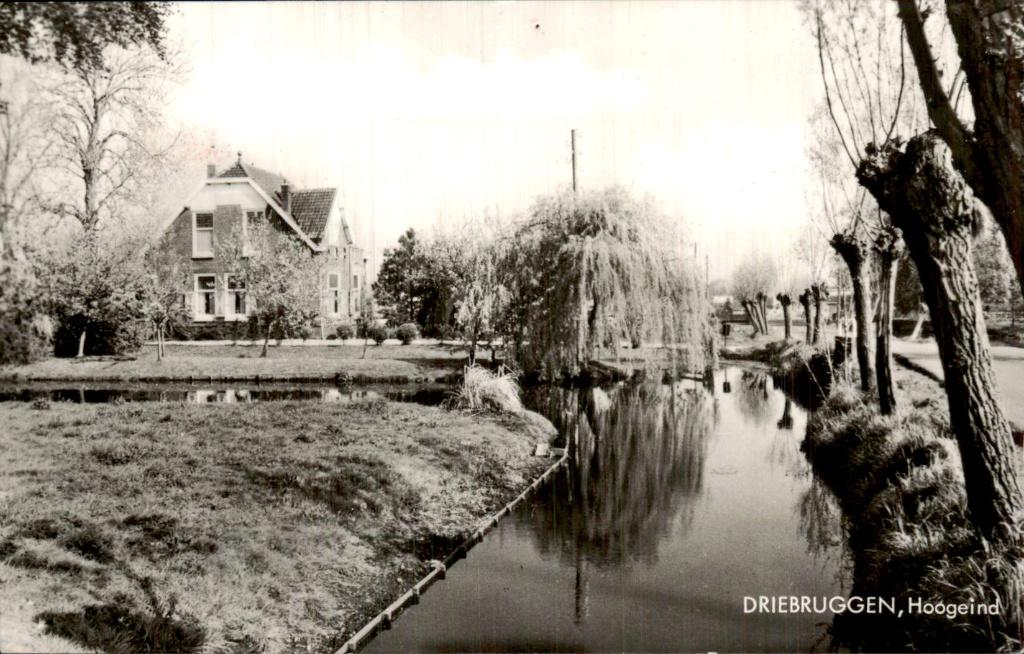 Driebruggen - Hoogeind - Ansicht, Ophalen of Verzenden, 1960 tot 1980, Gelopen, Zuid-Holland