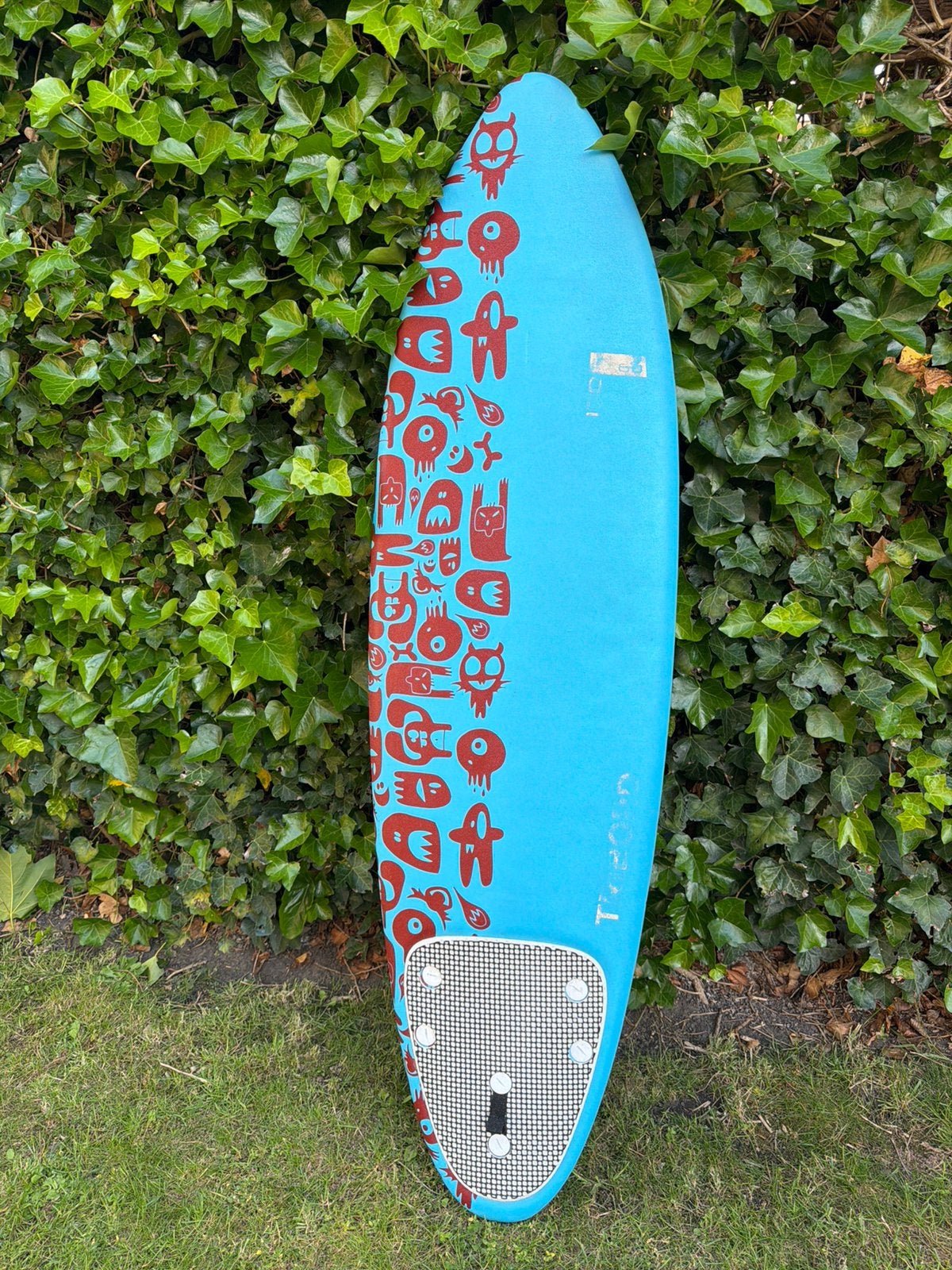 Decathlon Tribord 100 Softtop Shortboard 6'0, Watersport en Boten, Ophalen, Gebruikt, Shortboard, Met vinnen