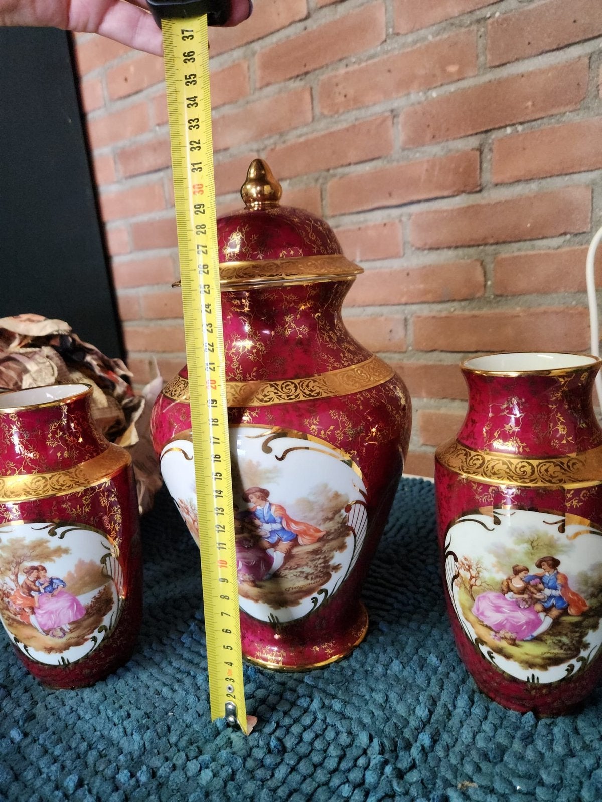 Porselein d’Art Limoges vasen, Ophalen