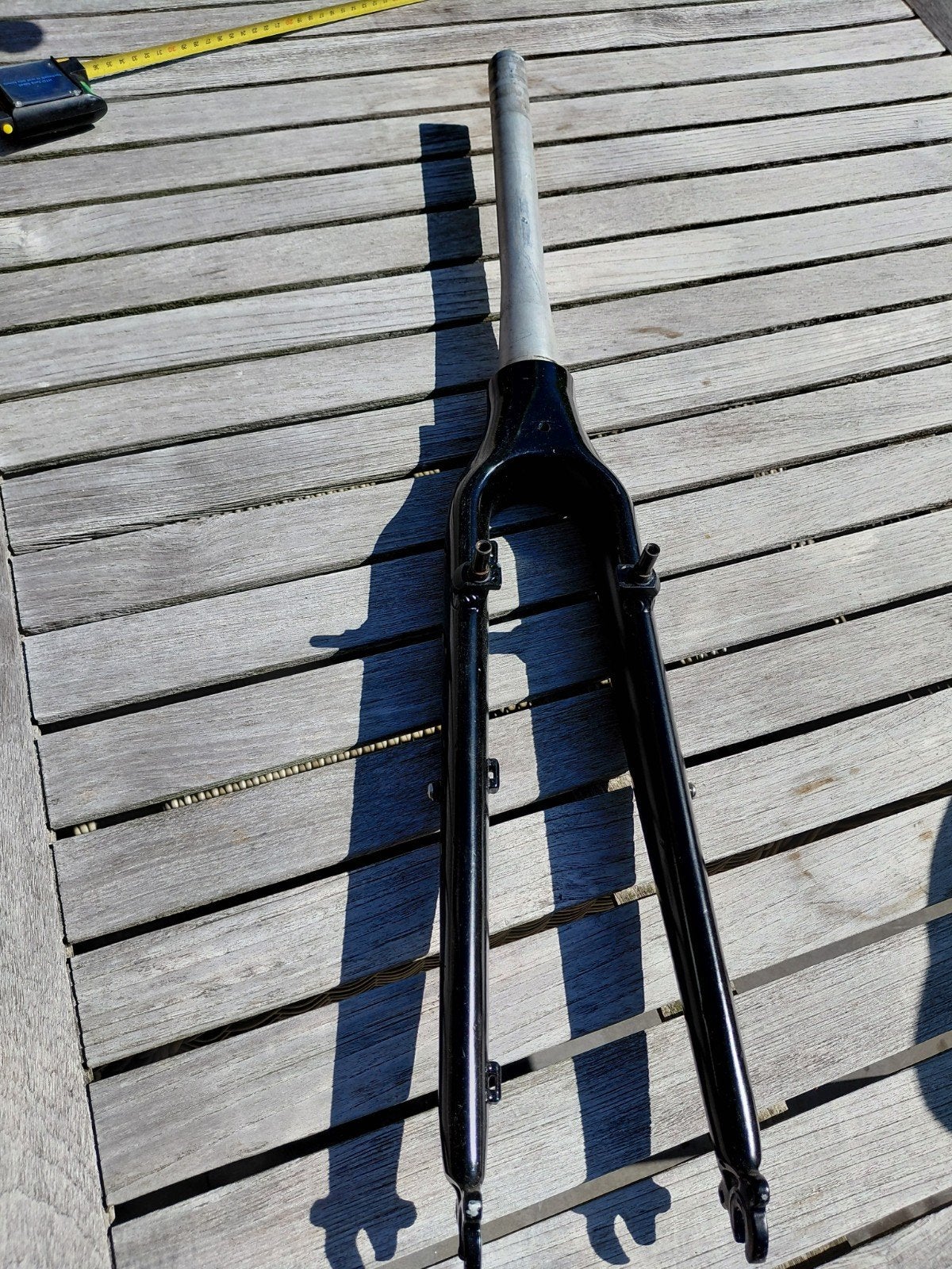 aluminium voorvork voor V-brakes, Fietsen en Brommers, Fietsonderdelen, Ophalen, Zo goed als nieuw, Voorvork, Aluminium