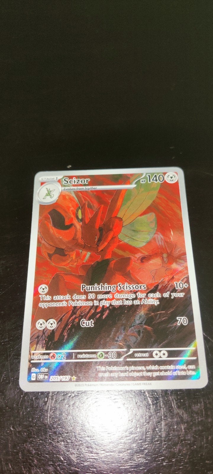 Scizor - "Obsidian Flames", Ophalen of Verzenden