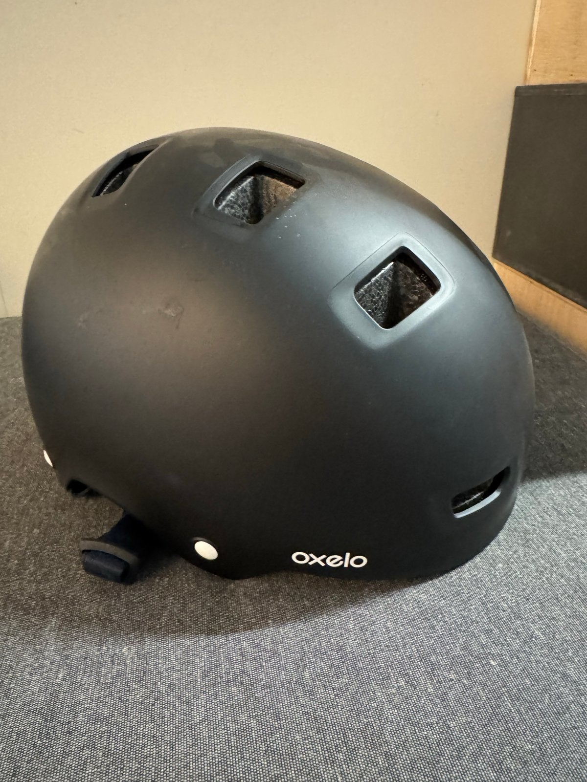 Nieuwe Oxelo MF500 Fiets-/Skatehelm Zwart (59-62 cm), Ophalen, Nieuw, L, Heer of Dame