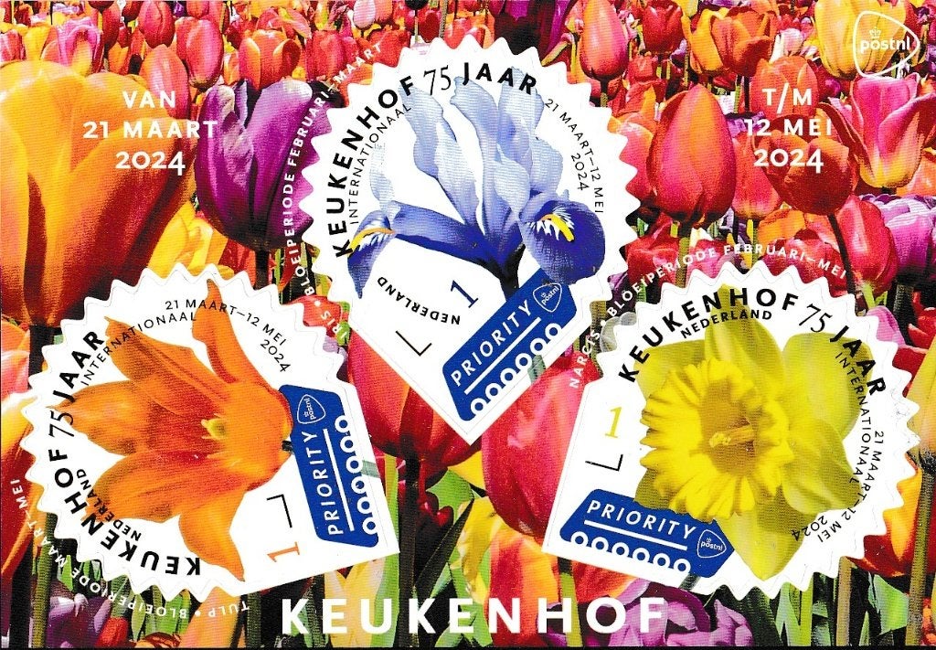 Keukenhof 75 jaar – postfris – NVPH4185-4187, Verzenden, Na 1940, Postfris