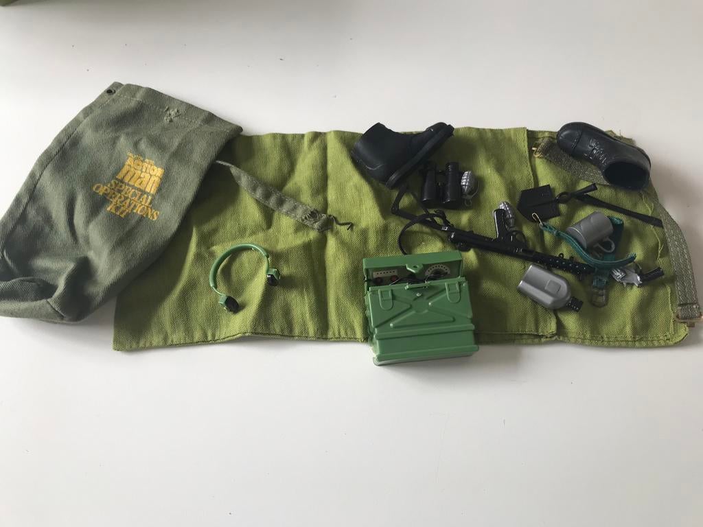 Jaren 70 GI JOE palitoy action man special operationeel kit, Ophalen of Verzenden, Gebruikt