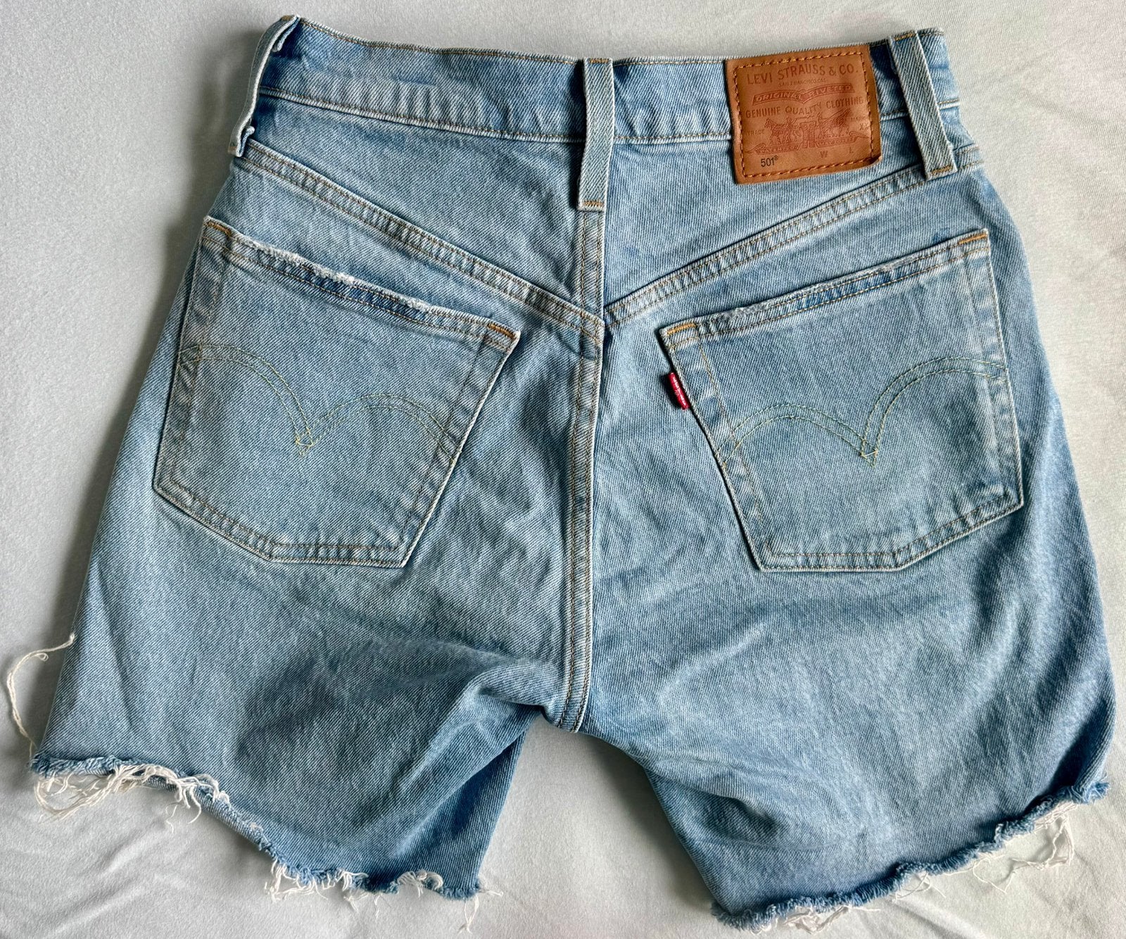 LEVI’s 501 shorts als nieuw mt 34/36, Ophalen of Verzenden, Zo goed als nieuw, Blauw, W27 (confectie 34) of kleiner