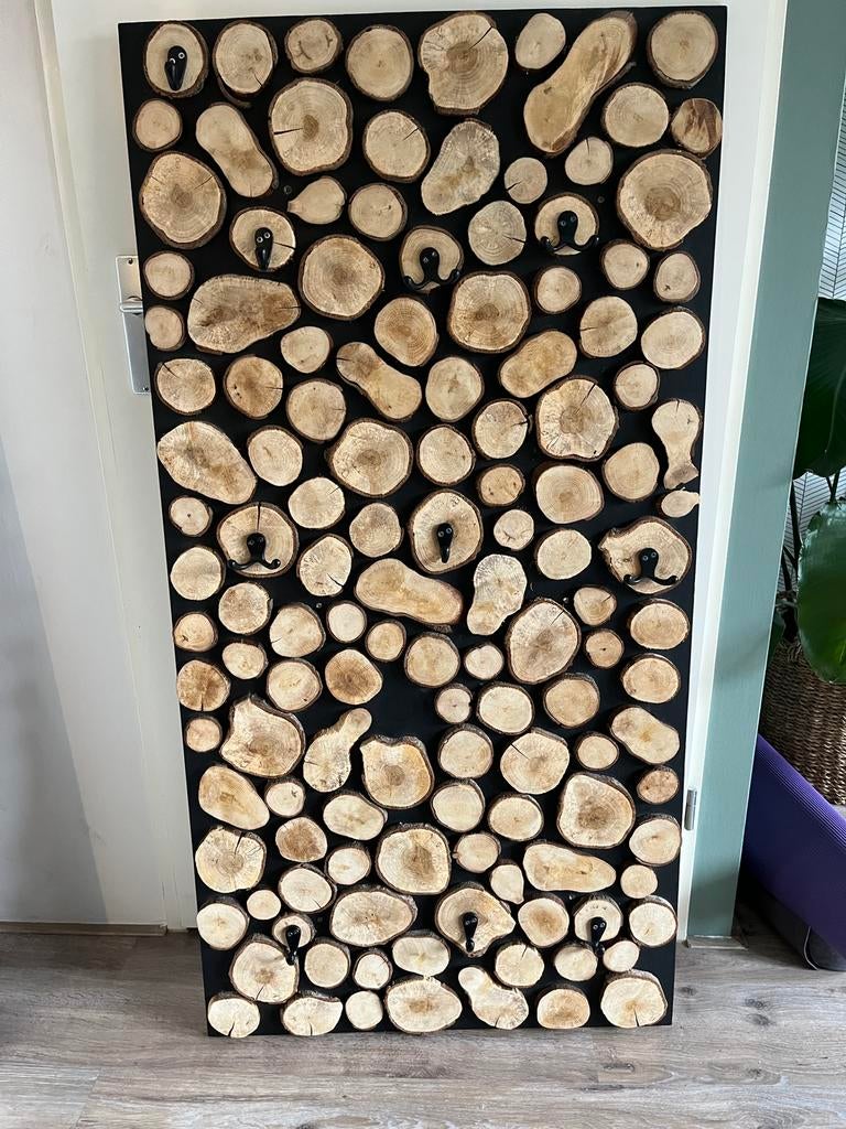 Kapstok, 140x72 cm. 14 haken, Huis en Inrichting, Gebruikt, 100 tot 150 cm, Hout, Ophalen