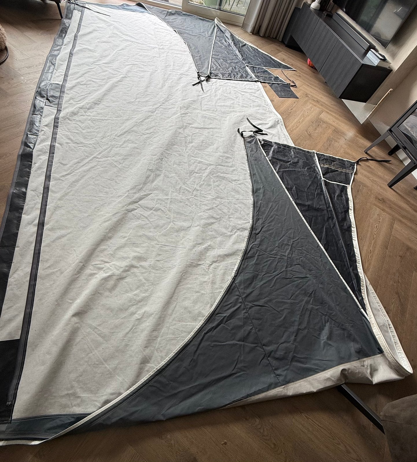 Unico verona 11 incl voorscherm deluxe carbon blue, Ophalen, Zo goed als nieuw, Tot en met 4