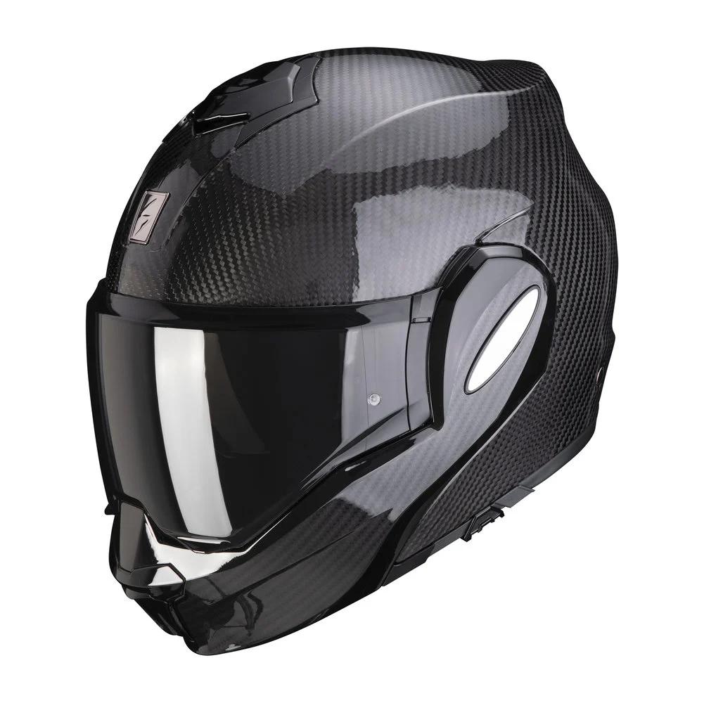 Scorpion Exo-Tech Evo Carbon Solid motorhelm SALE van 459,90, Motoren, Kleding | Motorhelmen, Heren, Systeemhelm, XS, Overige merken