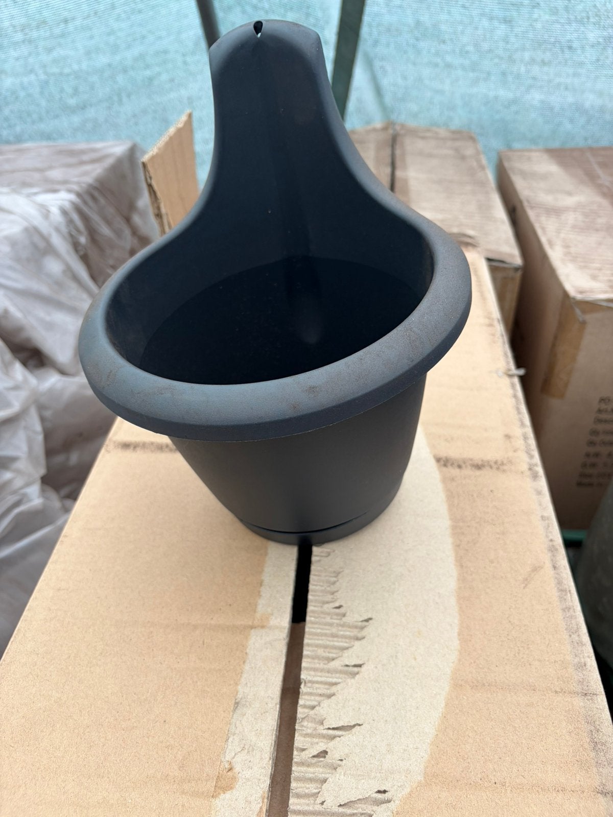 Schutting bakken partij, Tuin en Terras, Bloempotten, Ophalen, Kunststof, Rond, Minder dan 40 cm