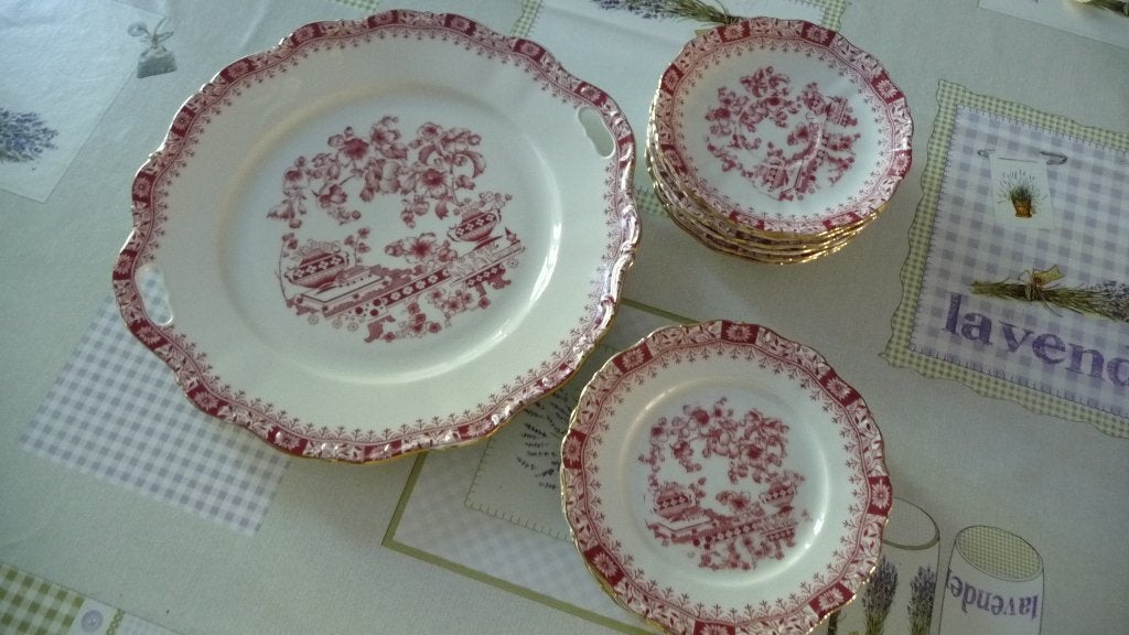 Gebakstel - 11 Delig voor Gebak en Petit Fours, Antiek en Kunst, Ophalen of Verzenden