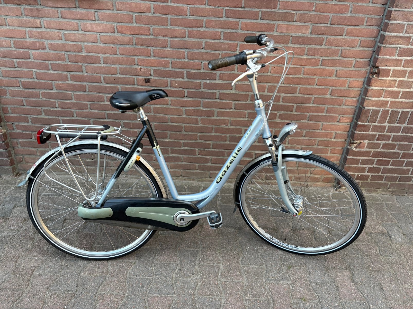 Te koop leuke Gazelle Orange damesfiets 57cm 7versn, Ophalen, Gebruikt, 56 cm of meer, Gazelle