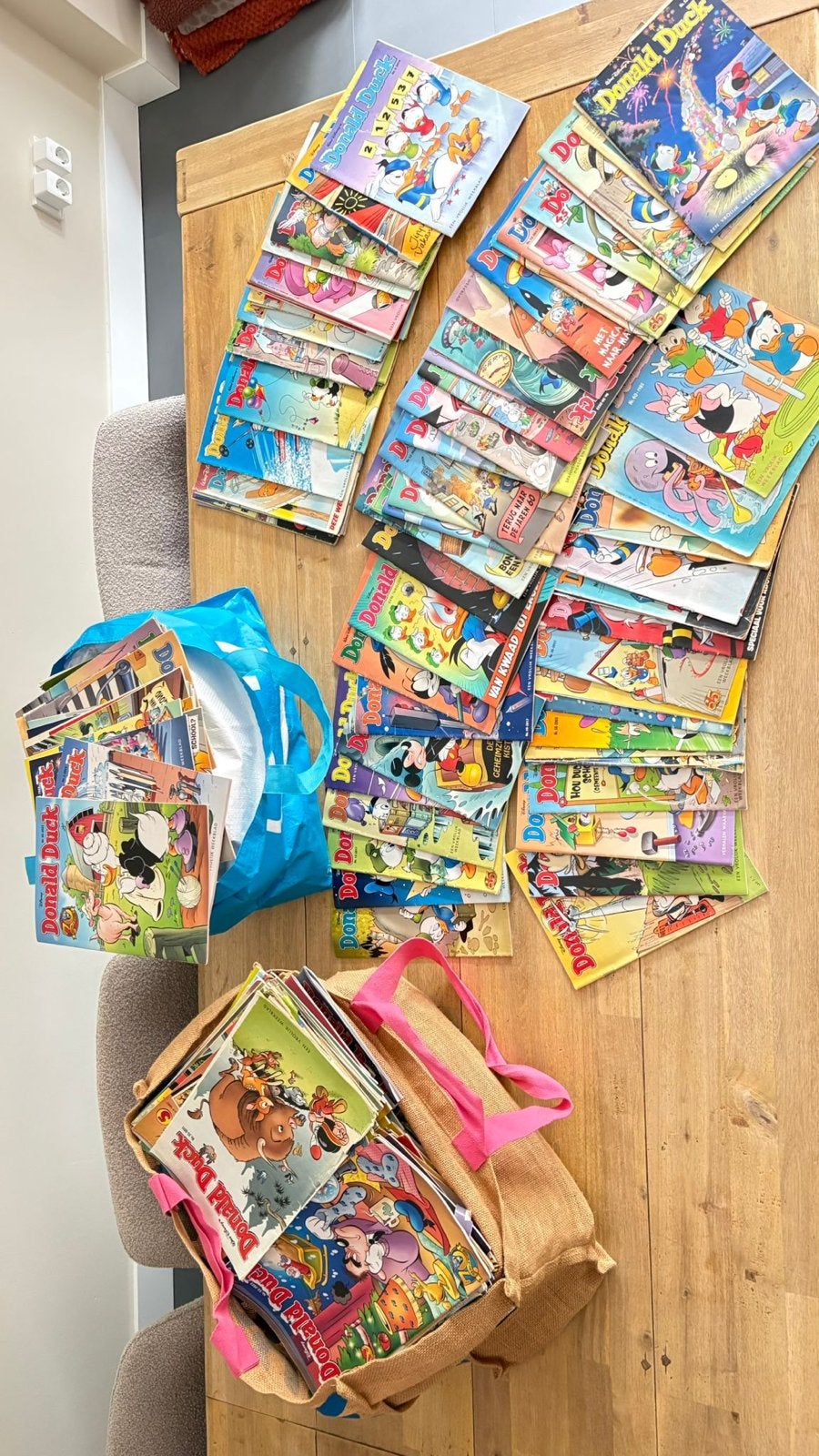 Grote collectie Donald Duck stripboeken en pockets, Meerdere stripboeken, Ophalen, Gelezen
