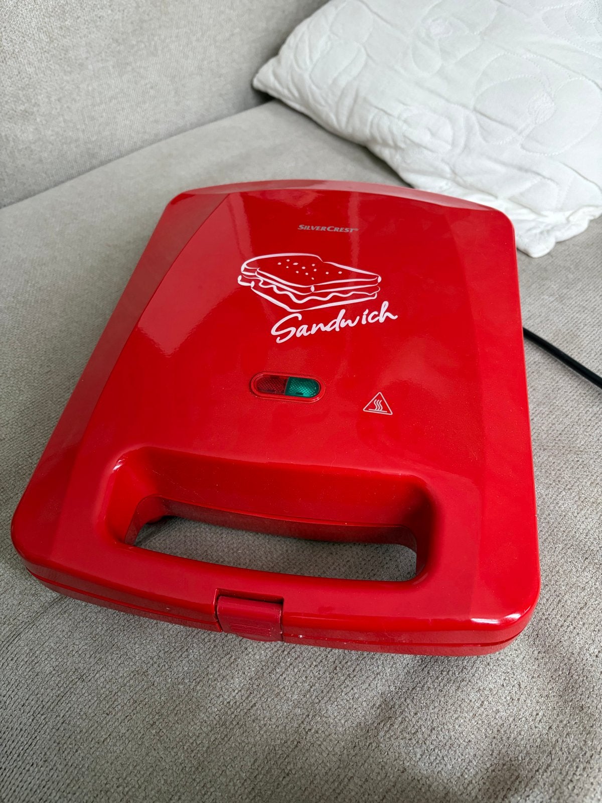 SilverCrest Sandwichmaker Panini ijzer, Ophalen, Overige typen, Kunststof, Zo goed als nieuw