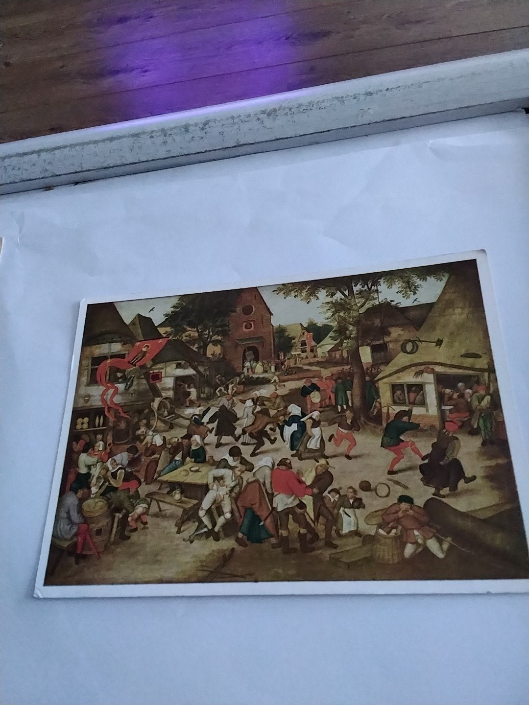 Oude ansichtkaart Pieter Brueghel de Oude - Kermis, Ophalen of Verzenden, Voor 1920, Ongelopen, Cultuur en Media
