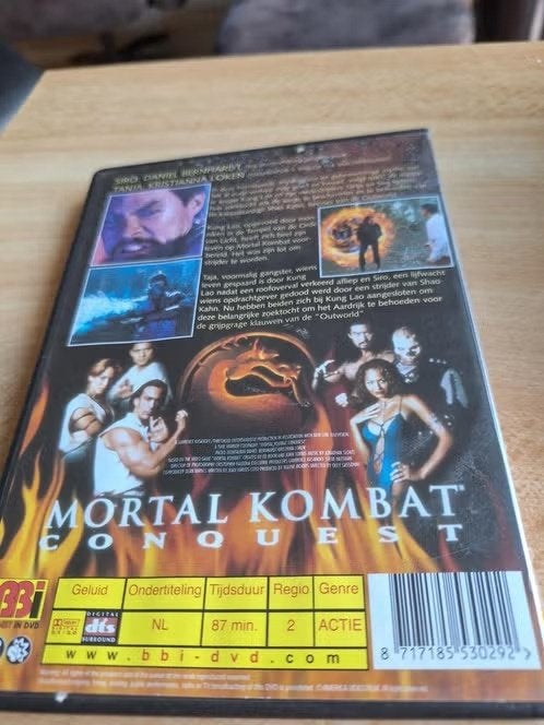 Dvd mortal kombat conquest h, Cd's en Dvd's, Vanaf 16 jaar, Ophalen of Verzenden, Zo goed als nieuw, Actie