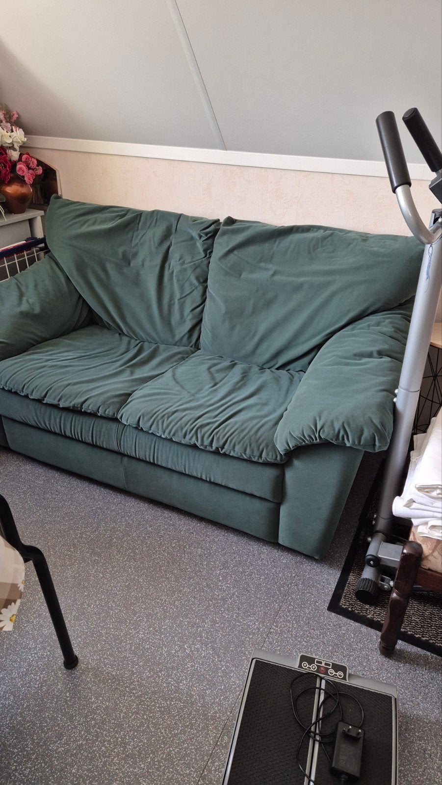 tweezits bankje, Ophalen, Gebruikt, 150 tot 200 cm, Tweepersoons