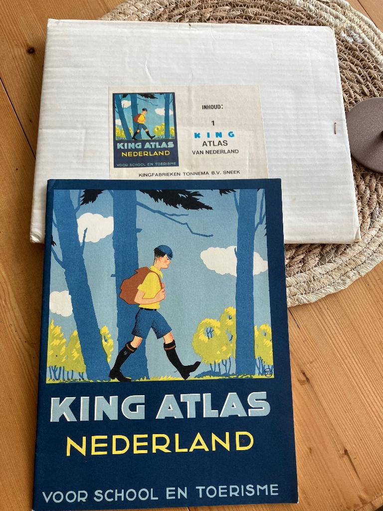 King atlas met enveloppe, Ophalen of Verzenden, 1800 tot 2000, Wereld, Overige atlassen