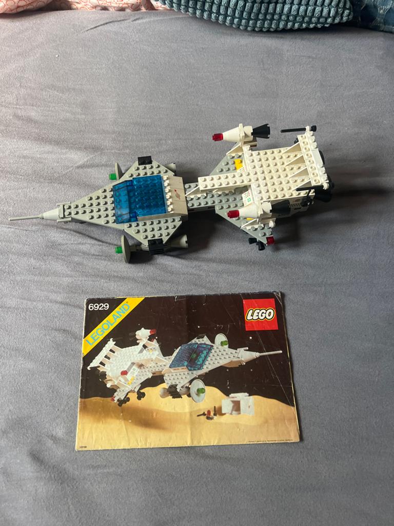 Lego Classic Space 6929 Star Defender 1981 met instructies, Gebruikt, Lego, Ophalen of Verzenden, Space