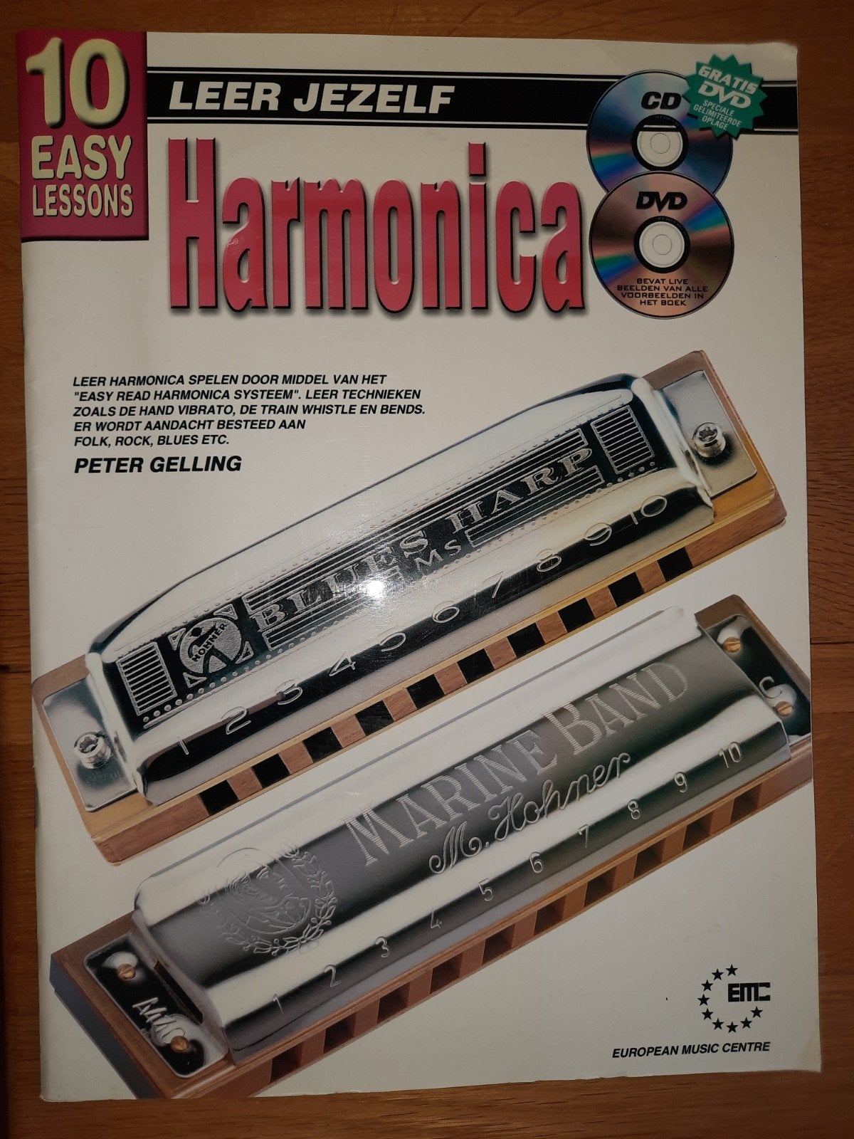Leer jezelf harmonica (mondharmonica) incl cd en dvd-netjes, Muziek en Instrumenten, Bladmuziek, Ophalen of Verzenden, Les of Cursus
