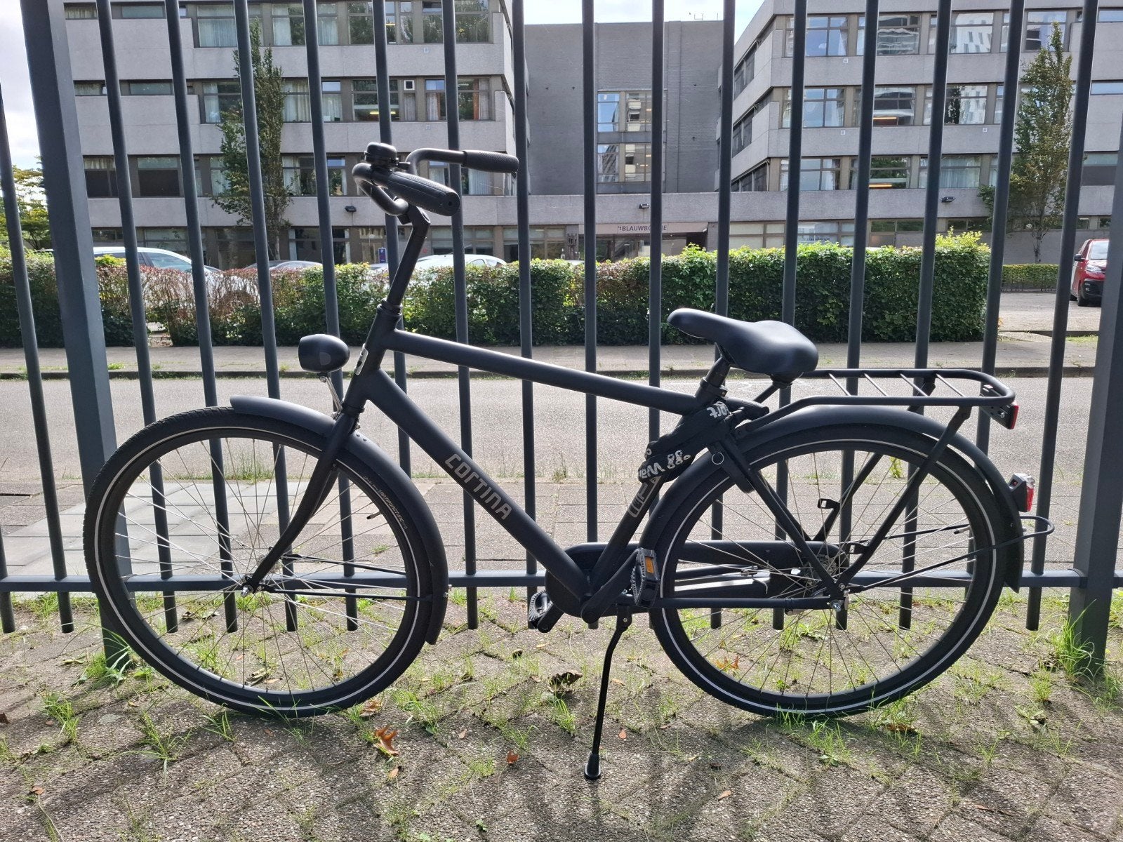 Cortina U1 Fiets  - Mat Zwart, Ophalen, Zo goed als nieuw, Terugtraprem, Overige merken
